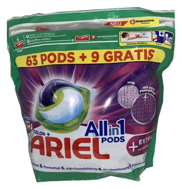 Ariel 3in1 Pods Extra Faserpflege 72W