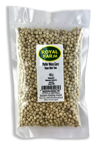Pfeffer Weiss ganz Royal Farm 100g