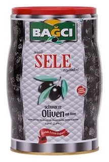 Bagci Yagli Sele Schwarz Oliven 750g