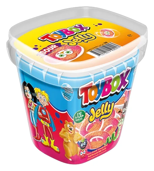 Toybox Jelly Peach Rings 170g