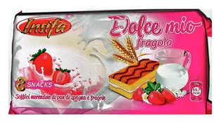 Insifa Dolce Mio Erdbeere 8 Snacks