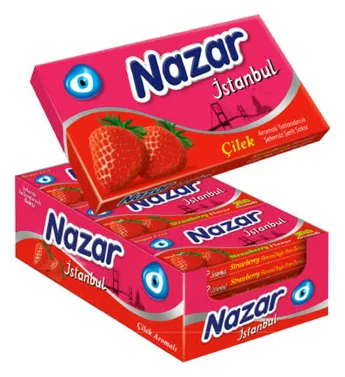 Nazar Istanbul Erdbeere Kaugummi 27g