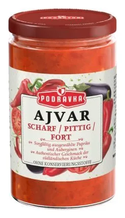 Podravka Ajvar Scharf 350g