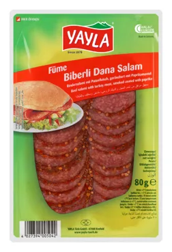 Yayla Biberli Dana Salam 80g