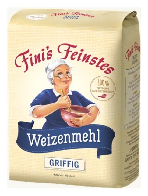 Fini's Feinstes Weizenmehl Griffig 1kg