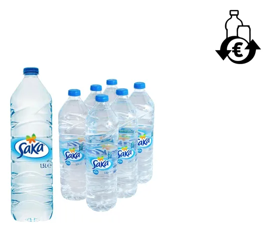 Saka Natürliches Mineralwasser 1,5L