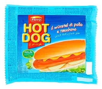 Pavo Hot Dog Würstchen HALAL 500g