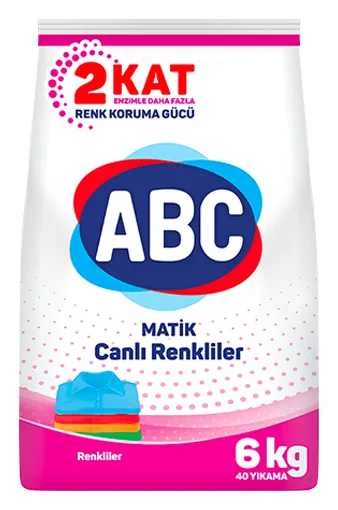 ABC Matik Canli Renkler 6kg