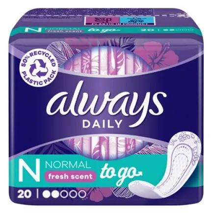 Always Daily Slipeinlage To Go 20pcs