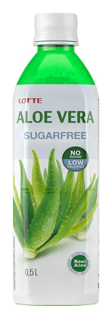 Lotte Aloe Vera Sugarfree 500ml