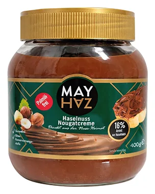 MAY HAZ Haselnuss Nougatcreme 400gr