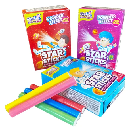 Star Sticks Bubble Gum 35g