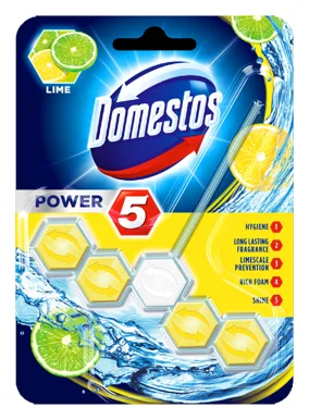 Domestos Power 5 WC-Stein Zitronenfrische 55g