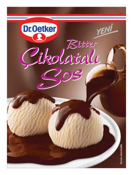 Dr.Oetker Bitter Cikolatali Sos 122g