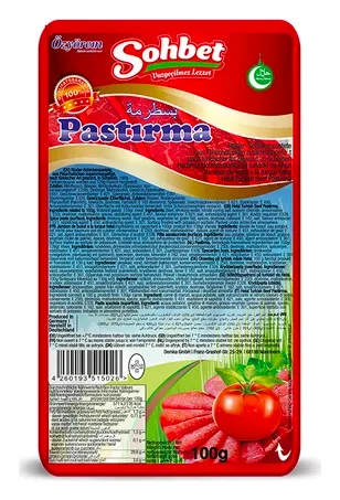 Sohbet Pastirma in Scheiben 100g