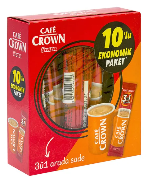 Ülker Cafe Crown 3 in 1 Sade 10er Pack