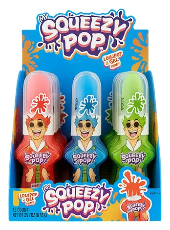 Easy Fun Sweet Mr Squeezy Pop 38g