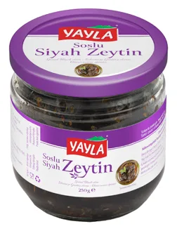 Yayla Soslu Siyah Zeytin 250g
