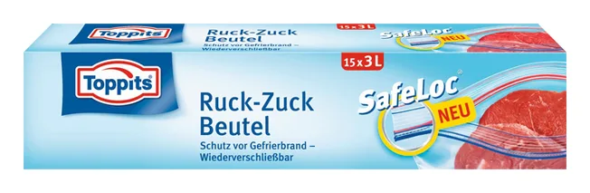Toppits Ruck-Zuck Beutel 15x3L