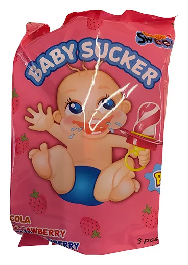 Easy Fun Baby Sucker Cola Strawberry BlueBerry 3pcs 45g
