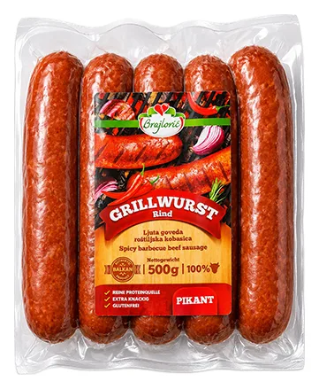 Brajlovic Grillwurst Pikant 500g
