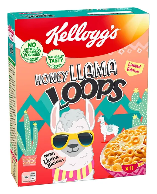 Kellogg's Honey Llama Loops 330g