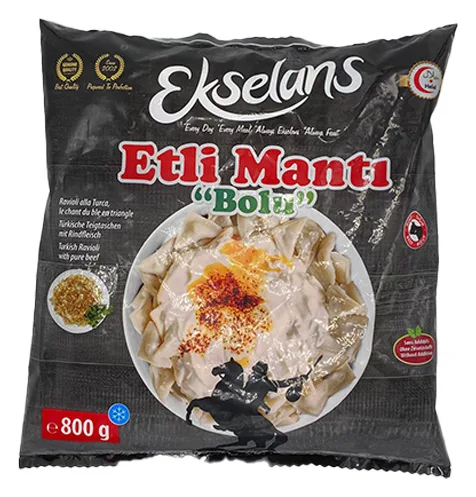 Ekselans Etli Bolu Manti 800g