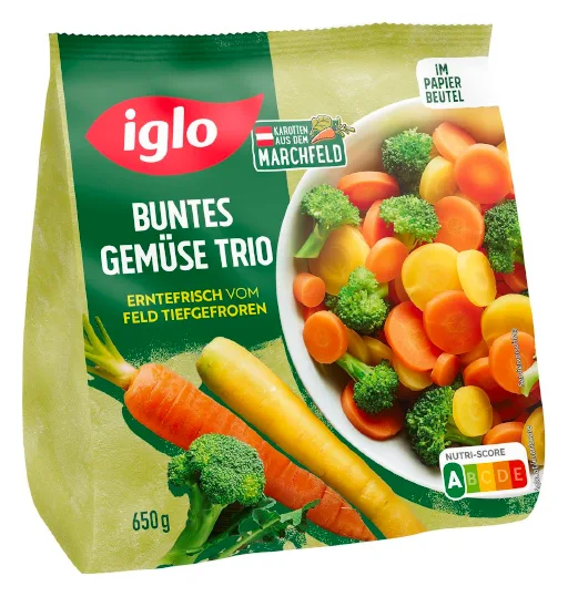 Iglo Buntes Gemüse Trio 650g
