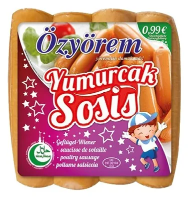 Yumurcak Sosis Geflügel Wiener 200g