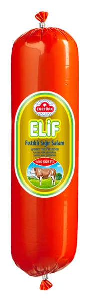 Egetürk Elif Fistikli Sigir Salam 400g