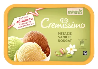 Cremissimo Pistazie Vanille Nougat 1000ml