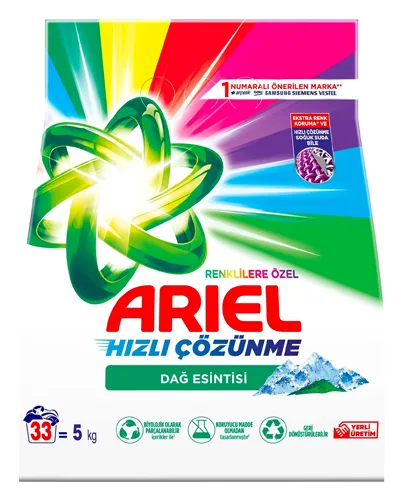 Ariel Matik Dag Esintisi Renkli 5kg