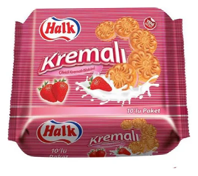 Halk Kremali Erdbeer 500g