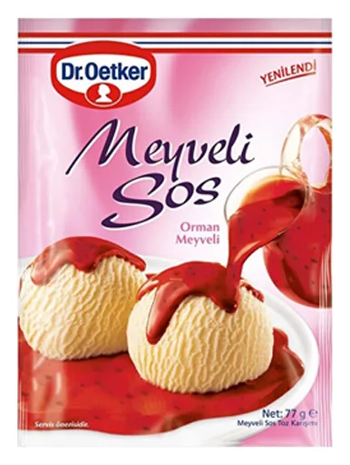 Dr.Oetker Orman Meyveli Sos 77g
