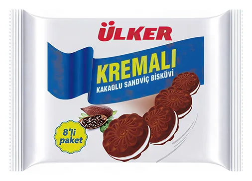 Ülker Kremali Kakaolu Bisküvi (8x61g) 488g