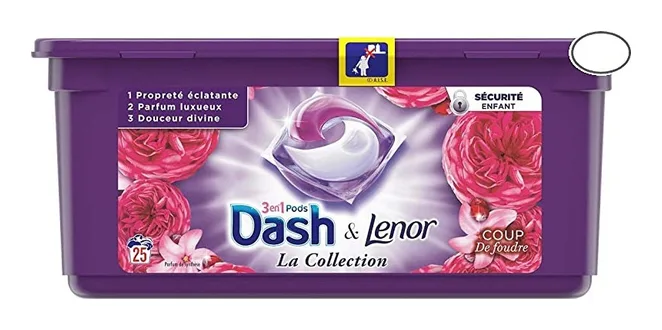 Dash & Lenor 3-in1 Tabs Coup 25W
