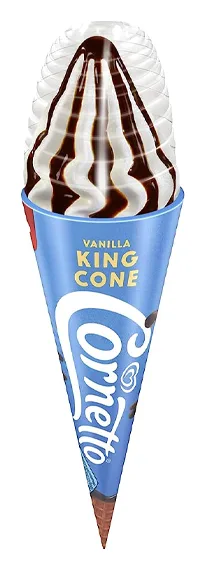 Cornetto Vanilla King Cone 145g