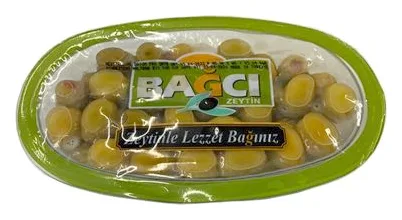 Bagci Grüne Oliven mit Paprika 250g