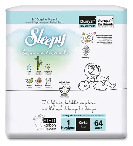 Sleepy Windel 1 Neugeboren 64pcs