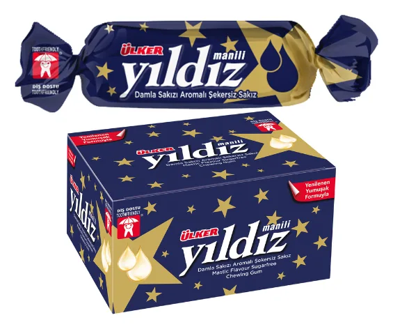 Ülker Yildiz Damla Sakizli Sekersiz Sakiz (1,4gx80)