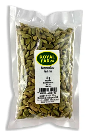 Cardamom ganz Royal Farm 80g