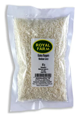 Kokos Raspeln Royal Farm 80g