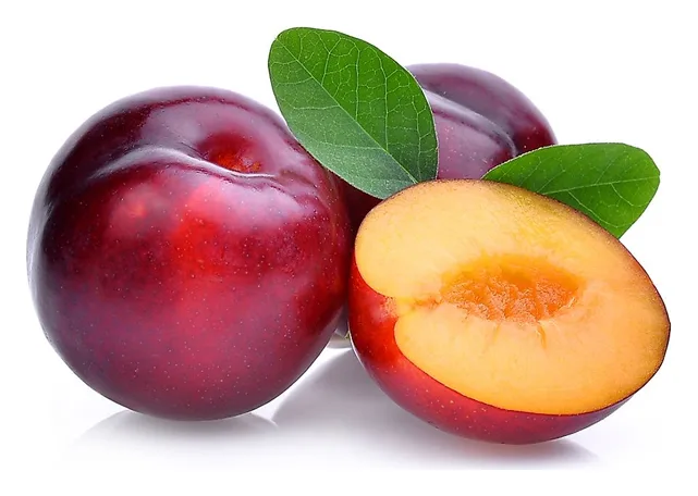 Rote Pflaumen